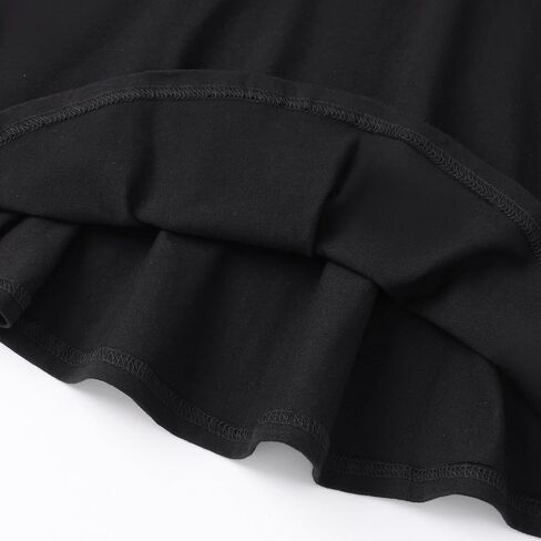 Lysmuch 18M-5T Toddler Girls Frusts Short Sleeve Dresses Peter Pan Collared Dress Solid Solid Puff Playwer in Kuwait