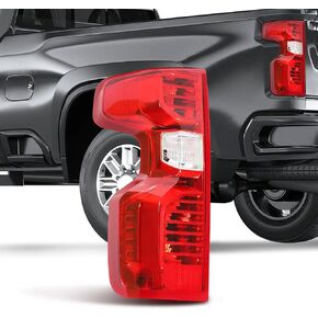 Tail Light Compatible With 2019 2020 2021 2022 2023 Halogen of Original Vehicles Rear Brake Chevy Silverado 1500/2500HD/3500HD,with Bulb & Harness,Turn Signal Tail Lamp Driver Side in Saudi Arabia