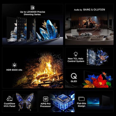 TCL 98 بوصة من فئة X11K Series QD-Mini LED 4K UHD Google TV Smart Ultra Premium Mini-Premium-Qled ، 144Hz ، شاشة مضادة للانتعاش ، صوت Bang & Olufsen ، Dolby Atmos (98x11k ، 2025 Model) in Kuwait