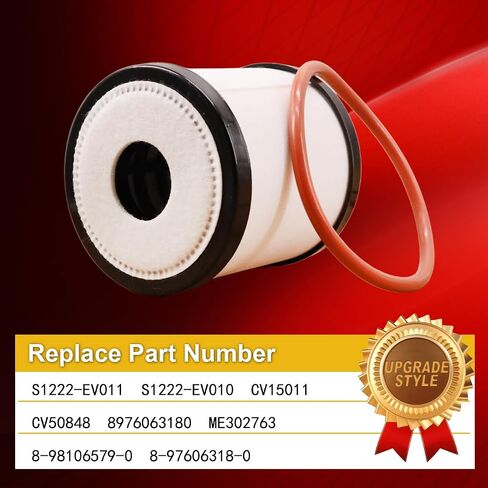 S1222-EV010 Crankcase Ventilation Filter Replace S1222-EV011 CV15011 CV50848 8976063180 ME302763 8981065790 Compatible with 6M60 HINO 228 268 338 358 368 Before 2020 Isuzu F Series GVD34 GVR34 in Saudi Arabia