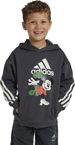 adidas Kids x Disney Mickey Mouse Sweatshirt, Bright Red/Better Scarlet/Black in Saudi Arabia