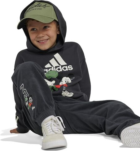 adidas Kids x Disney Mickey Mouse Sweatshirt, Bright Red/Better Scarlet/Black in Saudi Arabia