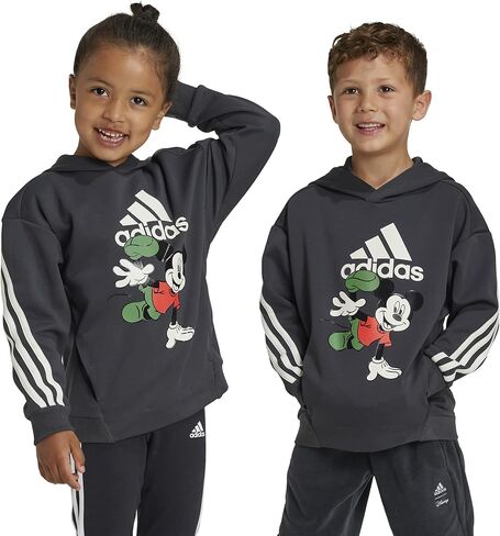 adidas Kids x Disney Mickey Mouse Sweatshirt, Bright Red/Better Scarlet/Black in Saudi Arabia