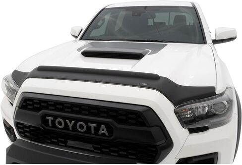 Husky Liners Aeroskin II Hood Protector | Fits 2005-2020 Nissan Frontier | Low Profile Deflector/Bug Shield - 1 pc., Textured Black | 2830032 in Saudi Arabia