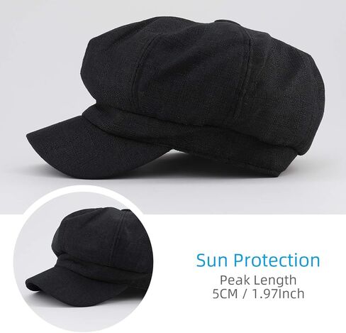 Gisdanchz Newsboy Cap for Women Womens Cabbie Paperboy Hat Women Painters Hat Cabby Newsboy Cap for Women Fashion Ladies Hats Visor Beret Beige. in Kuwait