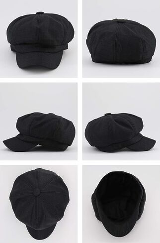 Gisdanchz Newsboy Cap for Women Womens Cabbie Paperboy Hat Women Painters Hat Cabby Newsboy Cap for Women Fashion Ladies Hats Visor Beret Beige. in Kuwait