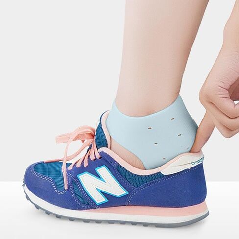 1 Pair Crack-Defending Heel Cover,Breathable and Comfortable Shoe Inserts with Heel Grips and Heel Cushion for Men and Women,Premium Protective Heel Pads,Blue in Saudi Arabia