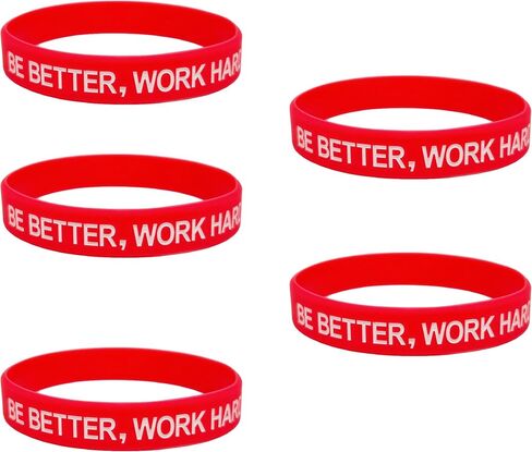 Work Harder Be Better Bracelet, Memorial Charlie Kirk Patriot Pray Freedom Silicone Bracelets for Women Man USA Rubber True Turning Point Jewelry Gift in Saudi Arabia