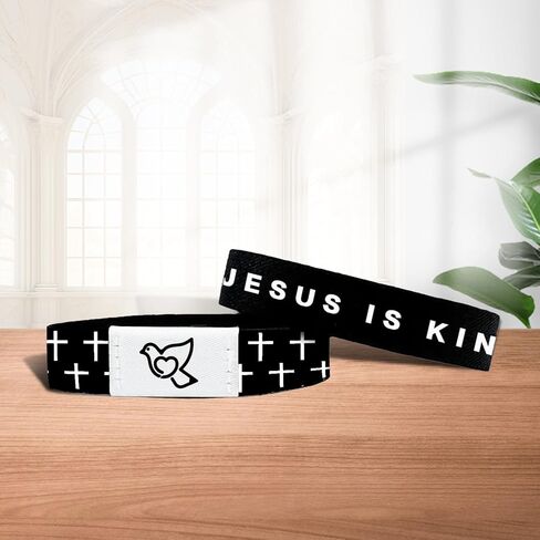 7pcs The Original Bible Verse Bracelets Wearable Daily Bible Verse Bracelet With NFC Personalized Daily Inspiration For Christmas, Valentine's Day, New Year Gifts in Saudi Arabia