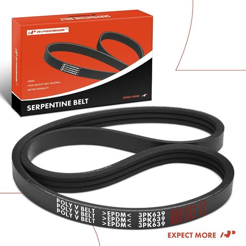 A-Premium Engine Serpentine Drive Belt Compatible with Toyota Corolla 1984-1997, Celica 1990-1997 & Mazda Tribute 2001, 1.6L 1.8L 3.0L in Saudi Arabia
