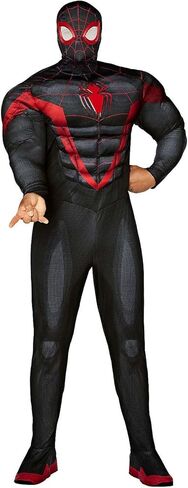 Spirit Halloween Spider-Man Adult Miles Morales Muscle Suit Costume in Saudi Arabia