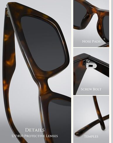 Narrow Square Cat Eye Sunglasses for Women | Retro Vintage-Chic UV400 Driving shades in Saudi Arabia