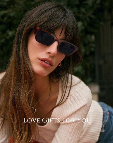 Narrow Square Cat Eye Sunglasses for Women | Retro Vintage-Chic UV400 Driving shades in Saudi Arabia