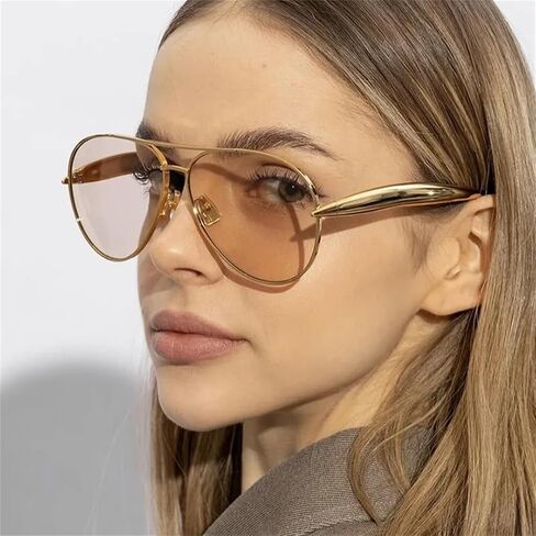 Sunglasses Uv400 Protection | Metal Round Thick Frame | Candy-colored Lens for Outdoor Sports & Driving in Saudi Arabia