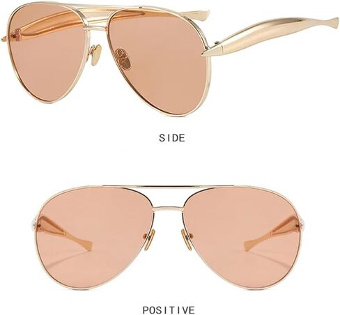 Sunglasses Uv400 Protection | Metal Round Thick Frame | Candy-colored Lens for Outdoor Sports & Driving in Saudi Arabia