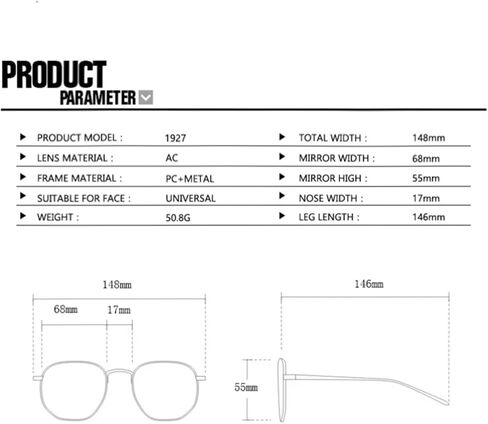 Sunglasses Uv400 Protection | Metal Round Thick Frame | Candy-colored Lens for Outdoor Sports & Driving in Saudi Arabia