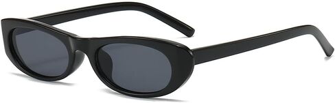 OZPYKAE Small Oval Sunglasses,Retro Narrow Oval Sunglasses for Women Men UV400 Protection Sun glasses in Kuwait
