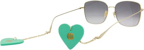 Gucci Square-Frame Metal Sunglasses in Saudi Arabia