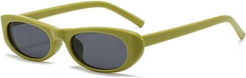 OZPYKAE Small Oval Sunglasses,Retro Narrow Oval Sunglasses for Women Men UV400 Protection Sun glasses in Kuwait