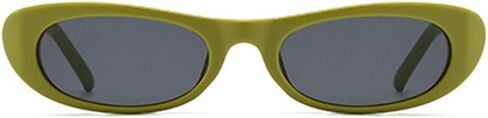 OZPYKAE Small Oval Sunglasses,Retro Narrow Oval Sunglasses for Women Men UV400 Protection Sun glasses in Kuwait