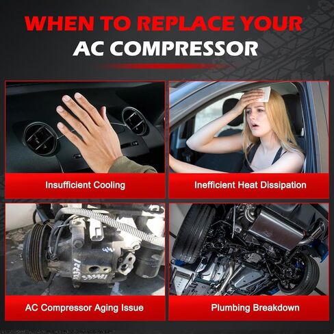 AC Compressor Fit for Corolla 2009-2010 1.8L L4, Matrix 2009-2010, Matrix 2012-2012, xD 2008-2014, A/C Air Conditioning Compressors with Clutch Replace for 8831002370, 8831002450 in Saudi Arabia
