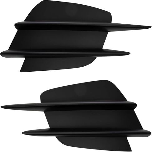 TRQ Front Driver & Passenger Side Outer Fog Light Hole Cover Set,Fog Light Cover Set Compatible with 2019-2023 Mercedes-Benz C300 MB1038205 MB1039205 in Saudi Arabia