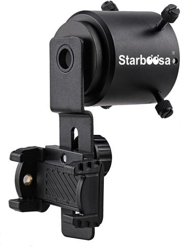 All-Aluminum Scope Camera Adapter – Dual Viewing Smartphone Mount for Wildlife Observation, Stargazing & Nature Photography – Quick, Screw-Free Locking for Easy Setup in Kuwait