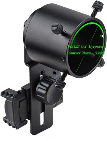 All-Aluminum Scope Camera Adapter – Dual Viewing Smartphone Mount for Wildlife Observation, Stargazing & Nature Photography – Quick, Screw-Free Locking for Easy Setup in Kuwait