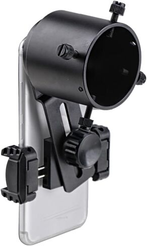 All-Aluminum Scope Camera Adapter – Dual Viewing Smartphone Mount for Wildlife Observation, Stargazing & Nature Photography – Quick, Screw-Free Locking for Easy Setup in Kuwait