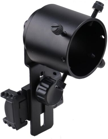 All-Aluminum Scope Camera Adapter – Dual Viewing Smartphone Mount for Wildlife Observation, Stargazing & Nature Photography – Quick, Screw-Free Locking for Easy Setup in Kuwait