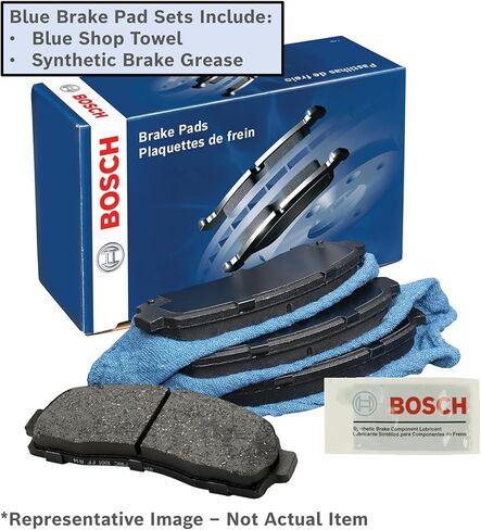 BOSCH BE928 Blue Semi-Metallic Disc Brake Pad Set - Compatible with Select Dodge Sprinter 2500, Sprinter 3500; Freightliner Sprinter 2500, Sprinter 3500; Mercedes-Benz G500, G55 AMG, G550 + More; REAR in Saudi Arabia
