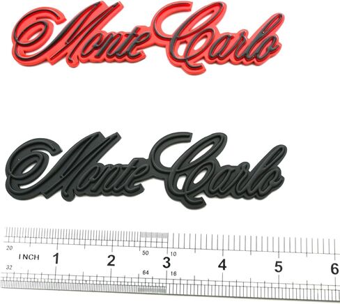 1pc CL LS Script Emblem Badge 3D Nameplate Letter Replacement for 78-86 Monte Carlo Repro 14068812 (Chrome) in Saudi Arabia