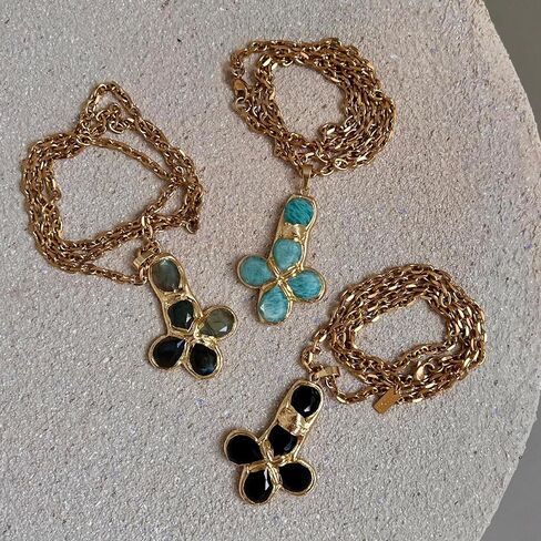 Colorful Cross Zircon Pendant Necklace, Dainty Gold Cross Pendant Necklace, Adjustable Chain Jewelry for Women in Saudi Arabia