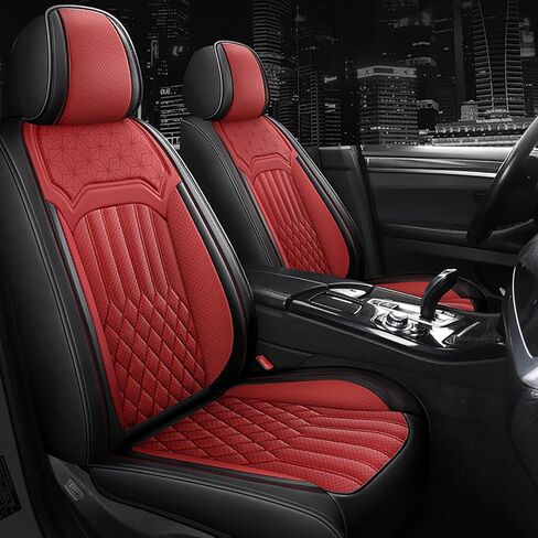 أغطية مقاعد لسيارة VW Taos 2022 2023 2024 أغطية مقاعد سيارة جلدية مقاومة للماء غطاء مقعد ناعم واقيات مقاعد السيارات المريحة مع وسادة هوائية (أسود ورمادي، 5 مقاعد) in Kuwait