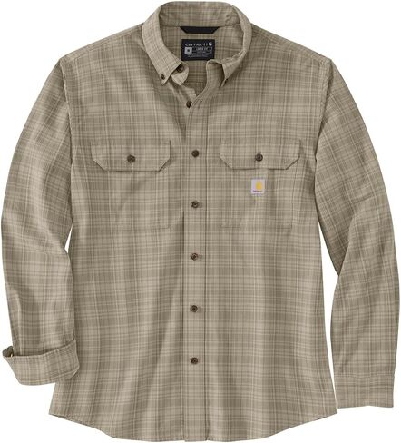 قميص Carhartt رجالي فضفاض متوسط ​​الوزن منقوش بأكمام طويلة in Kuwait
