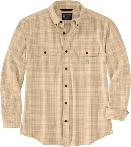 قميص Carhartt رجالي فضفاض متوسط ​​الوزن منقوش بأكمام طويلة in Kuwait