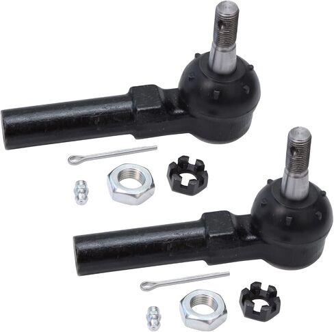 Detroit Axle - Front 2pc Tie Rods for Chrysler Town & Country Dodge Grand Caravan Plymouth Voyager, 2 Outer Tie Rod Ends Replacement in Saudi Arabia