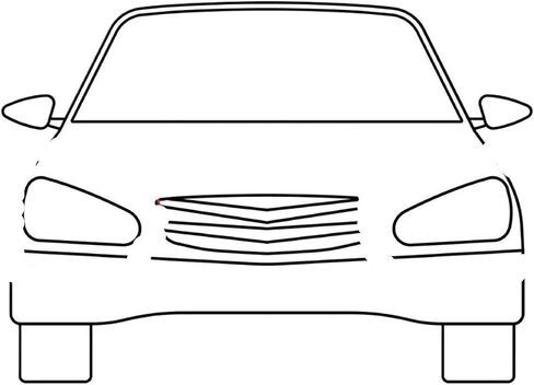 ملحقات السيارات غطاء المصباح الأمامي متوافق مع Foton Toano 2015 2016 2017 2018-2023 عدسة المصباح الأمامي قذيفة استبدال عاكس الضوء (اليمين العادي) in Kuwait