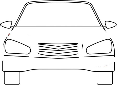 Auto Light Caps Compatible For Jeep Cherokee 2016 2017 2018 Car Headlight Cover Lamp Case Glass Lens Lampshade Headlamp Shell(A Piar) in Saudi Arabia