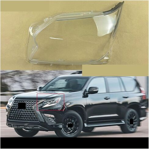 Compatible For Lexus GX GX400/460 2020 2021 2022 2023 Headlight Cover Transparent Lampshade Lamp Shade Lens(A Piar) in Saudi Arabia