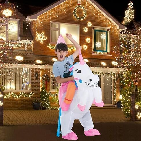 TOLOCO Inflatable Costume for Adults Unicorn Costume Blow up Costume Adult Halloween Costumes in Saudi Arabia