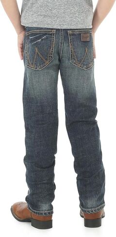 Wrangler Boys' Retro Slim Fit Straight Leg Jean, Blackwell in Saudi Arabia