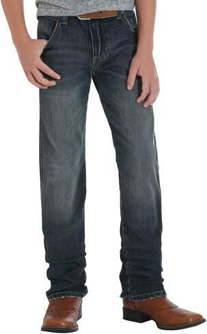 Wrangler Boys' Retro Slim Fit Straight Leg Jean, Blackwell in Saudi Arabia