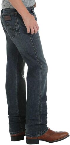 Wrangler Boys' Retro Slim Fit Straight Leg Jean, Blackwell in Saudi Arabia