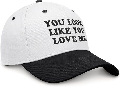 You Look Like You Love Me Hat, Funny Vintage Trucker Hats for Women Men, Trendy Embroidered Snapback Baseball Cap in Saudi Arabia