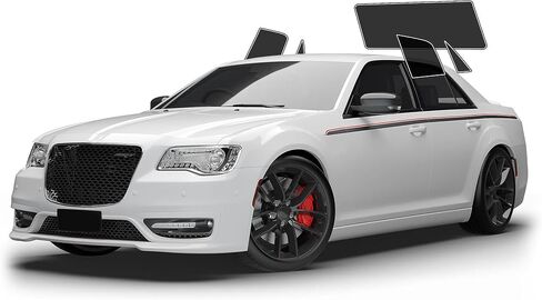 Autotek DIY Car Window Tinting Kit - Customize Shade: 5%, 10%, 20%, 35%, 50%, 70%, for Chrysler All Models Sides & Back Windows - Pre-Cut colorants for UV Blocking and Blast Protection in Saudi Arabia