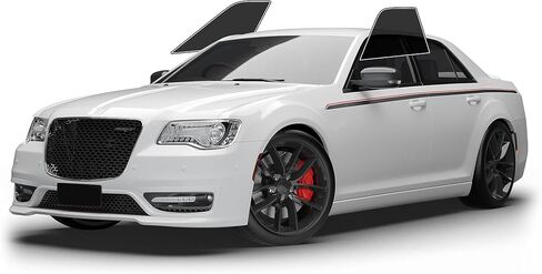 مجموعة تظليل نوافذ السيارة DIY من Autotek - تخصيص الظل: 5%، 10%، 20%، 35%، 50%، 70%، لجوانب كرايسلر جميع الموديلات والنوافذ الخلفية - ألوان مقطوعة مسبقًا لحجب الأشعة فوق البنفسجية والحماية من الانفجار in Kuwait