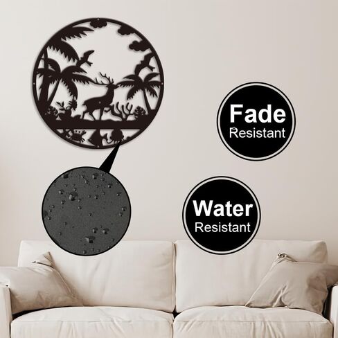 ديكور حائط enithElite، ديكورات جدارية لغرفة المعيشة والمطبخ وغرفة الطعام، علامة معدنية لغرفة النوم وغرفة المعيشة، هدايا الترحيب بالمنزل الجديد للرجال والنساء (الطبيعة، 1) in Kuwait