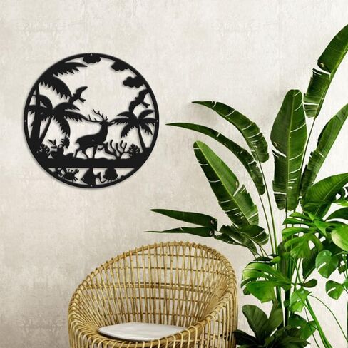 ديكور حائط enithElite، ديكورات جدارية لغرفة المعيشة والمطبخ وغرفة الطعام، علامة معدنية لغرفة النوم وغرفة المعيشة، هدايا الترحيب بالمنزل الجديد للرجال والنساء (الطبيعة، 1) in Kuwait