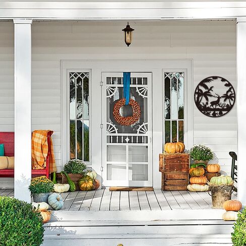 ديكور حائط enithElite، ديكورات جدارية لغرفة المعيشة والمطبخ وغرفة الطعام، علامة معدنية لغرفة النوم وغرفة المعيشة، هدايا الترحيب بالمنزل الجديد للرجال والنساء (الطبيعة، 1) in Kuwait